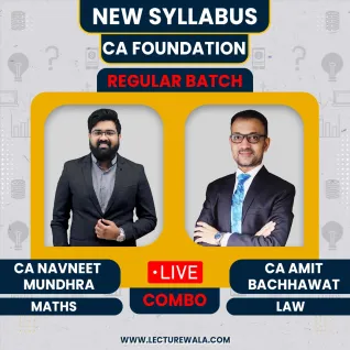 CA Navneet Mundhra Math & CA Amit Bachhawat Laws COMBO Regular Batch For CA Foundation : Google Drive / Live Online Classes CA Navneet Mundhra Math & CA Amit Bachhawat Laws COMBO Regular Batch For CA Foundation : Google Drive / Live Online Classes
