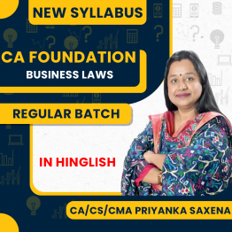 CA/CS/CMA Priyanka Saxena Business Laws 