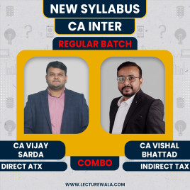 CA Vijay Sarda DT &amp; CA Vishal Bhattad IDT Combo Regular Batch For CA Inter