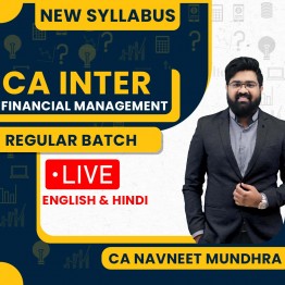  CA Navneet Mundhra Financial Management Regular Live Classes For CA Inter : Live Online Classes