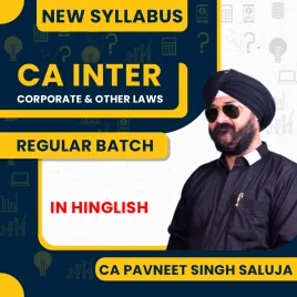 CA Pavneet Singh Saluja Corporate & Other Laws Regular Online Classes For CA Inter : Online classes. CA Pavneet Singh Saluja Corporate & Other Laws Regular Online Classes For CA Inter : Online classes.