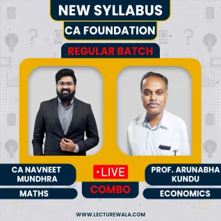 CA Navneet Mundhra Math & Prof. Arunabha Kundu Economics COMBO Regular Batch For CA Foundation : Google Drive / Live Online Classes CA Navneet Mundhra Math & Prof. Arunabha Kundu Economics COMBO Regular Batch For CA Foundation : Google Drive / Live Online Classes