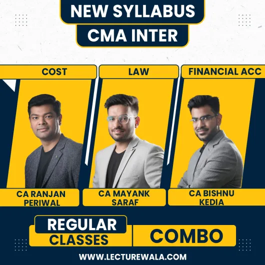 Ranjan Periwal Classes Law and Financial A/C and Costing COMBO Regular Batch For CMA Inter : Google Drive / Pen Drive Classes