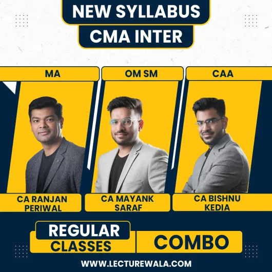 Ranjan Periwal Classes OMSM and Corporate A/C & Audit and MA COMBO Regular Batch For CMA Inter 
