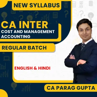 CA Parag Gupta Cost & Management Accounting Regular Online Classes For CA Inter : Live / Google Drive classes. CA Parag Gupta Cost & Management Accounting Regular Online Classes For CA Inter : Live / Google Drive classes.