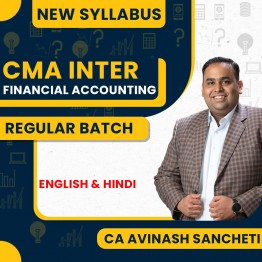 CA Avinash Sancheti Financial Accounting Regular Online Classes For CMA Inter : Pen drive / Google Drive Classes.