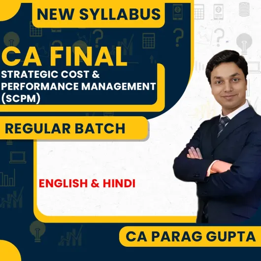 CA Parag Gupta SCPM Regular Online Classes For CA Final :Google Drive classes.