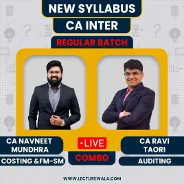 CA Navneet Mundhra FM-SM+Cost & CA Ravi Taori Audit Regular Batch For CA Inter CA Navneet Mundhra FM-SM+Cost & CA Ravi Taori Audit Regular Batch For CA Inter