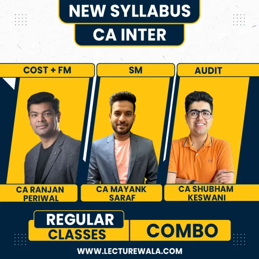 CA Ranjan Periwal Classes Group - 2 Combo Regular Online Classes For CA Inter : Online Classes