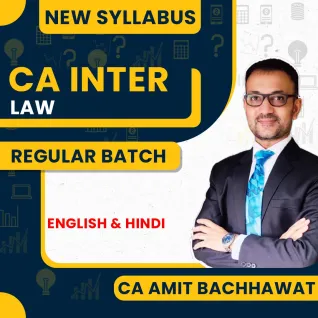 CA Amit Bachhawat Law Regular Batch For CA Inter CA Amit Bachhawat Law Regular Batch For CA Inter