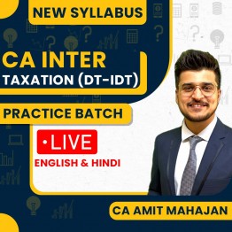 Taxation (DT-IDT) By Amit Mahajan