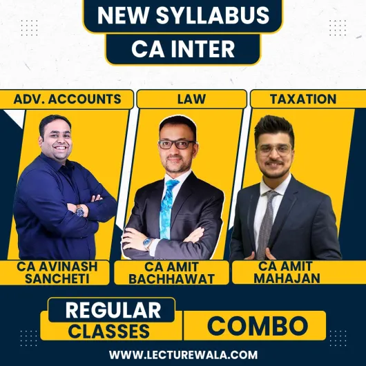 Navin Classes Ad. Accounting, Taxation & Laws Group 1 COMBO Regular Batch For CA Inter : Google Drive 