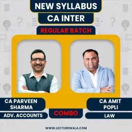CA Inter Accounts & Law Combo Regular Course (New Scheme) By CA Amit Popli & CA Parveen Sharma : Online Live classes. CA Inter Accounts & Law Combo Regular Course (New Scheme) By CA Amit Popli & CA Parveen Sharma : Online Live classes.