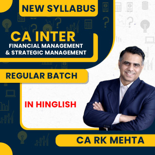 CA Inter FM & SM Regular Course New Syllabus By CA RK Mehta : Pen Drive / Online Classes CA Inter FM & SM Regular Course New Syllabus By CA RK Mehta : Pen Drive / Online Classes