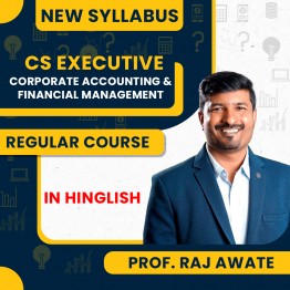 Prof. Raj Awate CS ExecutiveCorporate Accounting