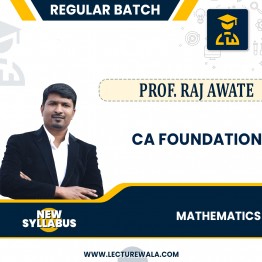 CA Foundation Mathematics By Prof. Raj Awate: Pen drive / Google drive.