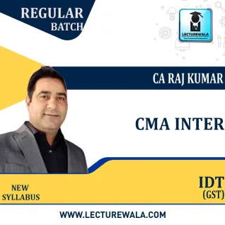 CMA Inter IDT (GST) Full Course New Recording By CA Rajkumar : Pen drive / Online classes. CMA Inter IDT (GST) Full Course New Recording By CA Rajkumar : Pen drive / Online classes.