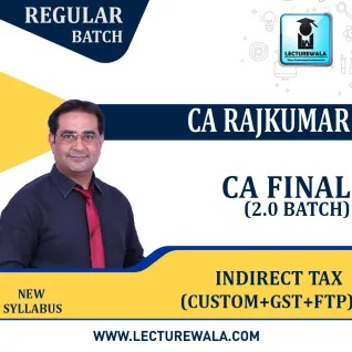 CA Final IDT (Custom + GST + FTP) New Recording Regular Course 2.0 By CA Rajkumar : pen drive / online classes. CA Final IDT (Custom + GST + FTP) New Recording Regular Course 2.0 By CA Rajkumar : pen drive / online classes.