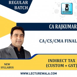 CA / CMA Final IDT (Custom + GST + FTP) Regular Course By CA Rajkumar : pen drive / online classes.