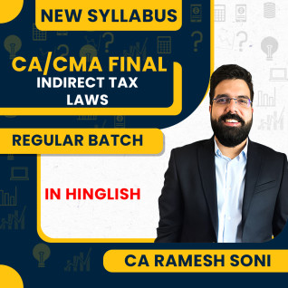 CA/CMA Final IDT Regular batch In Hinglish By CA Ramesh Soni : Pen drive / Online classes. CA/CMA Final IDT Regular batch In Hinglish By CA Ramesh Soni : Pen drive / Online classes.