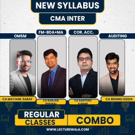 Ranjan Periwal Classes CAA, FMBDA,MA &amp; OM-SM Group 2 COMBO Regular Batch For CMA Inter With CA Bishnu Kedia