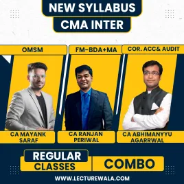 Ranjan Periwal Classes CAA, FMDA,MA & OM-SM Group 2 COMBO Regular Batch For CMA Inter With CA Abhimanyyu Agarrwal Ranjan Periwal Classes CAA, FMDA,MA & OM-SM Group 2 COMBO Regular Batch For CMA Inter With CA Abhimanyyu Agarrwal