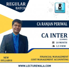 CA Inter Fm And Costing Combo New Syllabus Regular Course  by CA Ranjan Periwal :  Pen Drive / Online Classes