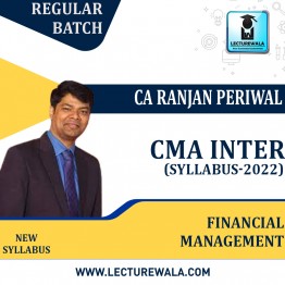 CMA Inter FM (Paper 11) Regular Course New SYllabus 2022  by CA Ranjan Periwal : Pen Drive / Online Classes