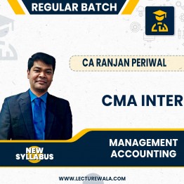 CMA Inter Management Accounting (Paper 12) Regular Course New Syllabus 2022  by CA Ranjan Periwal : Pen Drive / Online Classes