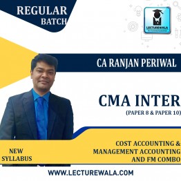 CMA Inter Cost Accounting And Cost & Management Accounting And FM Combo (Paper 8 & Paper 10) Regular Course : Video Lecture + Study Material by CA Ranjan Periwal (For JUNE 2022 & ONWARDS)
