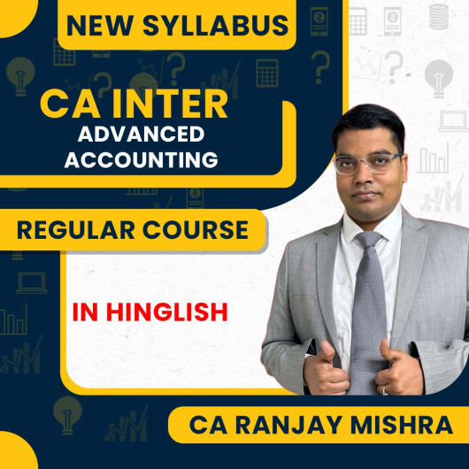 CA Inter New Syllabus Advanced Accounting Regualr Classes CA Ranjay Mishra : Pen Drive / Online Classes