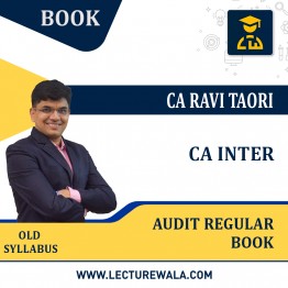 CA Inter Audit Regular Book Set by CA Ravi Taori Sir : Study Material