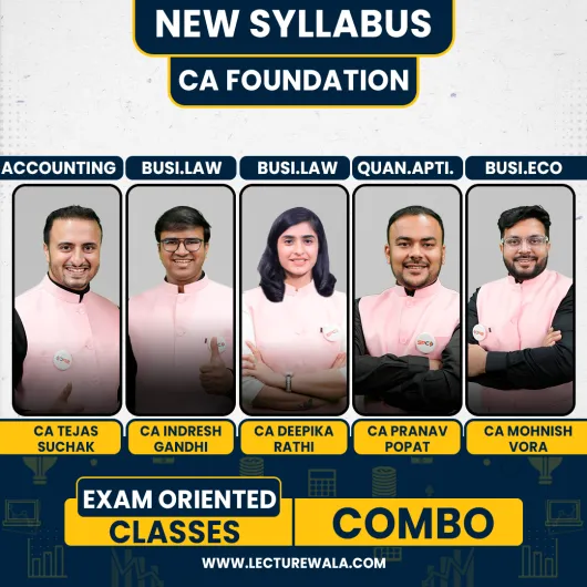 Ultimate CA Accounts, Economics, Law & Maths Combo Exam-Oriented Online Classes For CA Foundation: Online Classes
