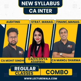 CA Mohit Singhi &amp; CA Manoj Sharma FM &amp; CA/CS Divya Agarwal SM Live Regular Combo Classes For CA Inter Live Online Classes