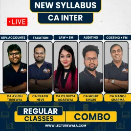 CA Inter New Syllabus Both Group All Subjects Live Regular Combo Classes By MEPL Classes : Online Classes