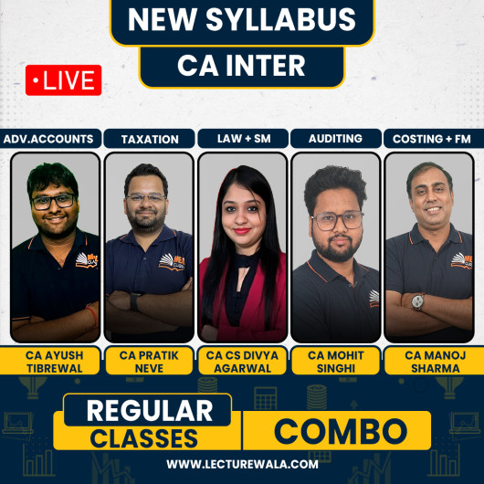 CA Inter New Syllabus Both Group All Subjects Face To Face Regular Combo Classes By MEPL Classes : Online Classes