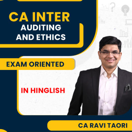 CA Ravi Taori Auditing and Ethics Exam Oriented Classes For CA Inter 