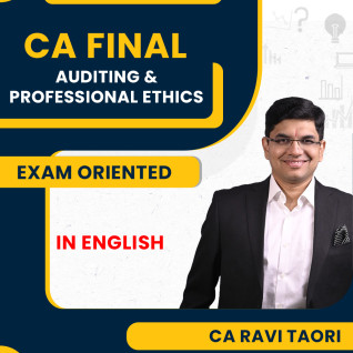 CA Final New Syllabus Advanced Auditing & Professional Ethics (Super 40 Exam Oriented Batch) In English By CA Ravi Taori : Pen Drive / Online Classes CA Final New Syllabus Advanced Auditing & Professional Ethics (Super 40 Exam Oriented Batch) In English By CA Ravi Taori : Pen Drive / Online Classes