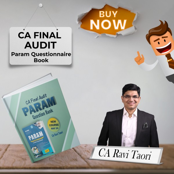 CA Final New Syllabus Audit Param Questionnaire Book By CA Ravi Taori : Online Study Material