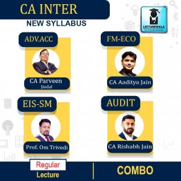 CA INTER  Group 2 combo  Regular Course By CA Parveen Jindal & Prof Om Trivedi & CA Aaditya Jain  & CA Rishabh Jain : Pen drive / online classes.