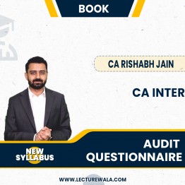 CA Rishabh Jain Auditing & Ethics Questionnaire Book For CA Inter: Study Material