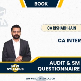CA Rishabh Jain Audit & SM Questionnaire Book Set For CA Inter: Study Material