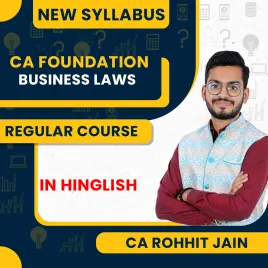 CA Rohhit Jain Business Laws Regular Classes For CA Foundation 