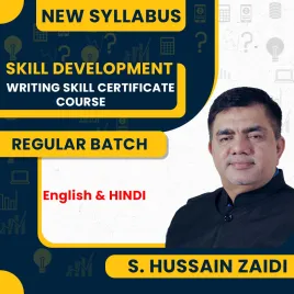 S. Hussain Zaidi Writing Skill Certificate Course : Skill Development Course