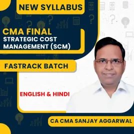  CA CMA SANJAY AGGARWAL Strategic Cost Management (SCM) FASTRACK Course For CMA Final Online Classes : Pen Drive / Online classes.