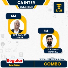 CA Inter (New Syllabus) FM & SM Regular Batch Combo By CA Navneet Mundhra and CA Sanjay Saraf