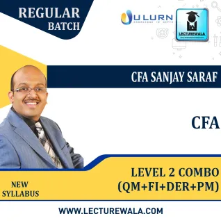 CFA level 2 COMBO(QM+FI+DERI+PM) New Syllabus : Video Lecture + Study Material by CFA Sanjay Saraf (For Feb 2022 and Aug 2022) CFA level 2 COMBO(QM+FI+DERI+PM) New Syllabus : Video Lecture + Study Material by CFA Sanjay Saraf (For Feb 2022 and Aug 2022)