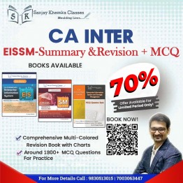 CA Inter EISSM COMBO Book BY CA SANJAY KHEMKA 