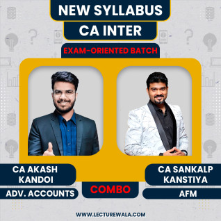 CA Aakash Kandoi FR & CA Sankalp Kanstiya AFM Exam Oriented Combo Classes For CA Final CA Aakash Kandoi FR & CA Sankalp Kanstiya AFM Exam Oriented Combo Classes For CA Final