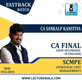 CA Final SCMPE New Recording Crash Course in English : Video Lecture + Study Material By CA Sankalp Kanstiya (For Nov. 2021) CA Final SCMPE New Recording Crash Course in English : Video Lecture + Study Material By CA Sankalp Kanstiya (For Nov. 2021)